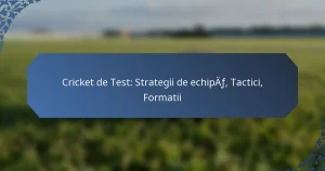 Cricket de Test: Strategii de echipă, Tactici, Formatii