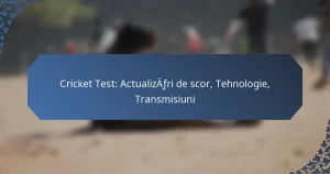 Cricket Test: Actualizări de scor, Tehnologie, Transmisiuni