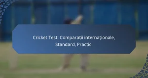 Cricket Test: Comparații internaționale, Standard, Practici