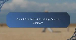 Cricket Test: Metrici de fielding, Capturi, Eliminări