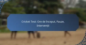 Cricket Test: Ore de început, Pauze, Intervenții