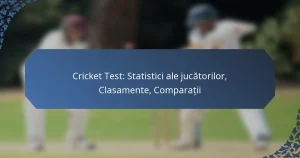 Cricket Test: Statistici ale jucătorilor, Clasamente, Comparații