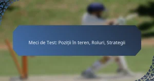 Meci de Test: Poziții în teren, Roluri, Strategii