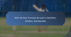 Meci de test: Procese de luare a deciziilor, Ghiduri, Standardele