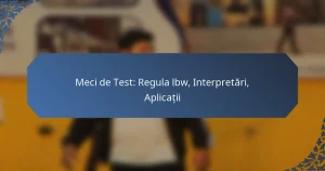 Meci de Test: Regula lbw, Interpretări, Aplicații