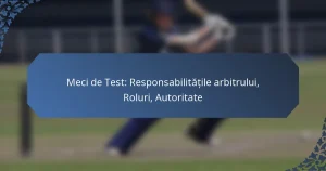 Meci de Test: Responsabilitățile arbitrului, Roluri, Autoritate