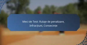 Meci de Test: Rulaje de penalizare, Infracțiuni, Consecințe