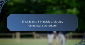 Meci de test: Semnalele arbitrului, Comunicare, Autoritate