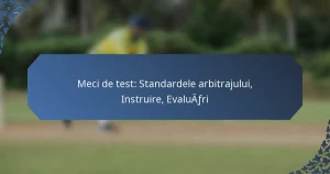 Meci de test: Standardele arbitrajului, Instruire, Evaluări